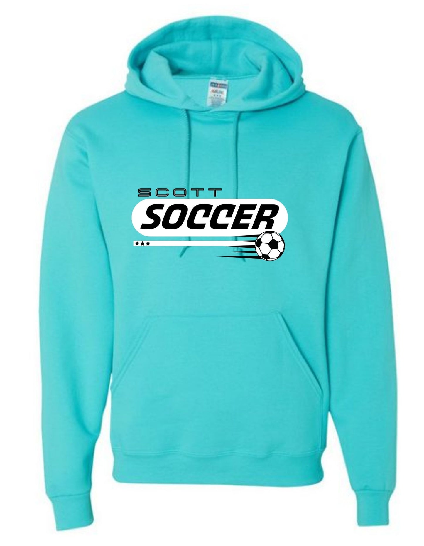 Unisex Hooded Sweatshirt, Scuba Blue