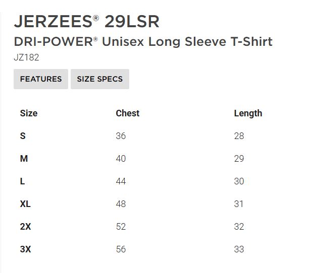 Unisex Long-Sleeve T-shirt ASH (Light Heather Grey) ADULT SIZES ONLY