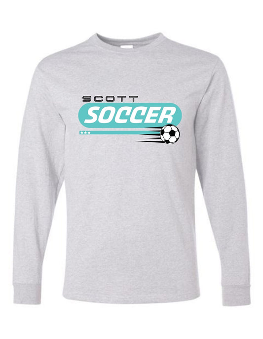 Unisex Long-Sleeve T-shirt ASH (Light Heather Grey) ADULT SIZES ONLY